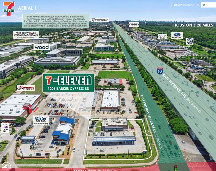 1206 Barker Cypress Rd, Houston, TX à vendre - Photo de l’immeuble – Image 3 sur 4