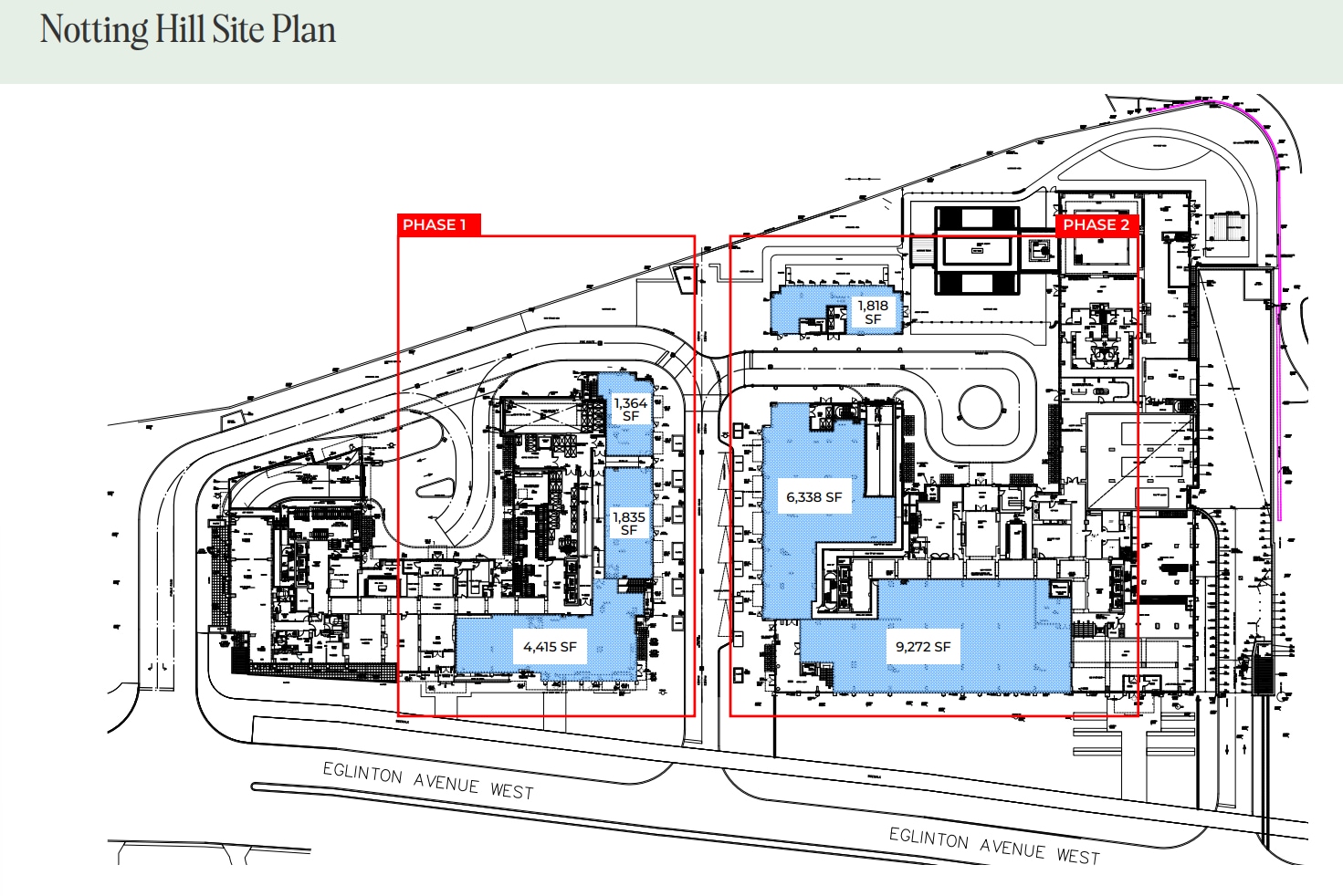 4000 Eglinton Ave W, Toronto, ON à louer Plan d’étage– Image 1 sur 1