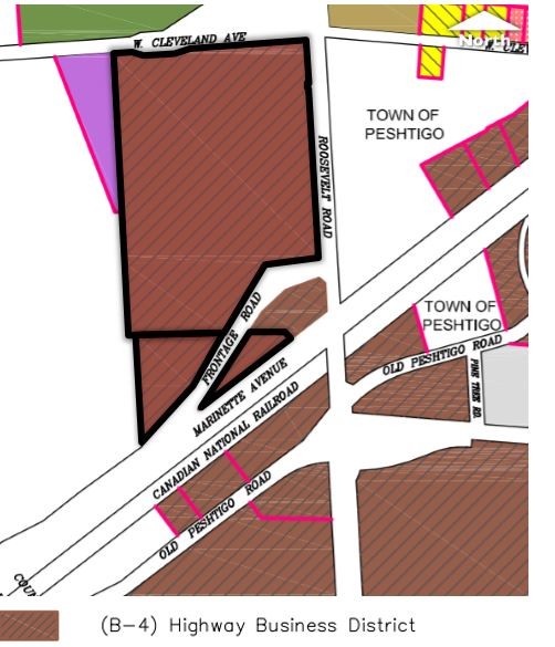 Hwy 41 & Roosevelt Rd, Marinette, WI à vendre - Plan de site – Image 3 sur 3
