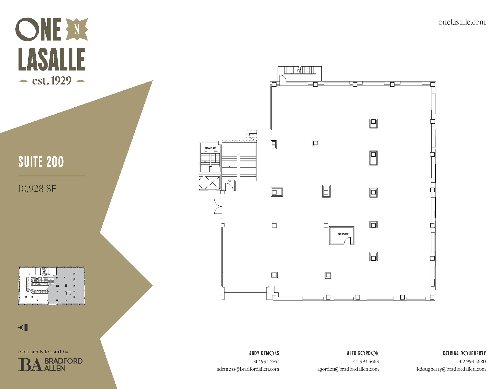 1 N La Salle St, Chicago, IL à louer Plan d’étage– Image 1 sur 7