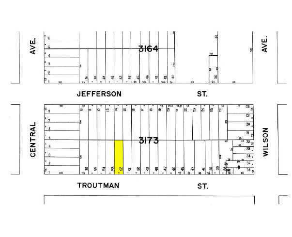 169 Troutman St, Brooklyn, NY à vendre - Plan cadastral – Image 2 sur 2