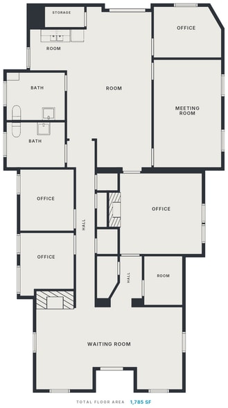 230 Center St, Healdsburg, CA à louer - Plan d’étage – Image 2 sur 15