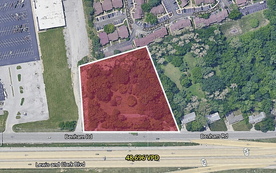 12161 Benham Rd, Florissant, MO à vendre - Aérien – Image 1 sur 3