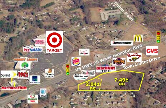 Town Center Dr, Taylors, SC à vendre Aérien– Image 1 sur 8