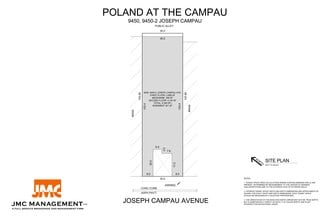 9450 Joseph Campau Ave, Hamtramck, MI à louer Plan de site– Image 1 sur 2