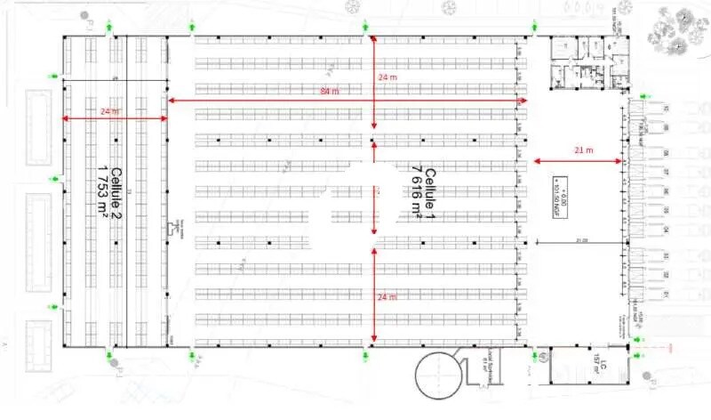 Industriel/Logistique dans Étoile-sur-Rhône à louer - Plan d’étage – Image 3 sur 4