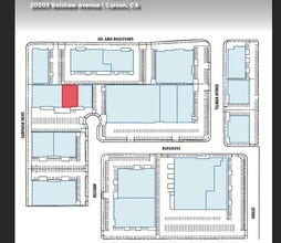 20501-20507 Belshaw Ave, Carson, CA à louer Plan d’étage– Image 1 sur 1