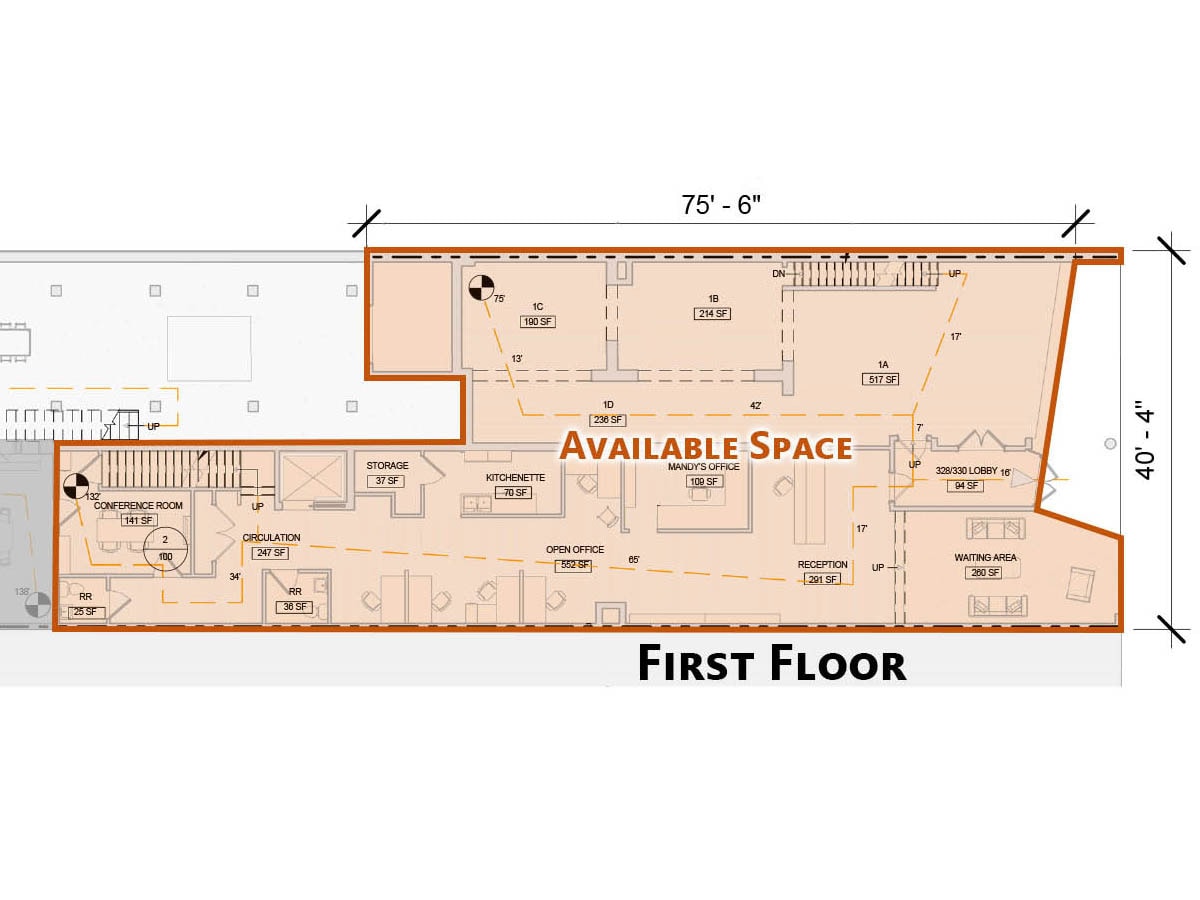 328 W Market St, York, PA à louer Plan d’étage– Image 1 sur 10