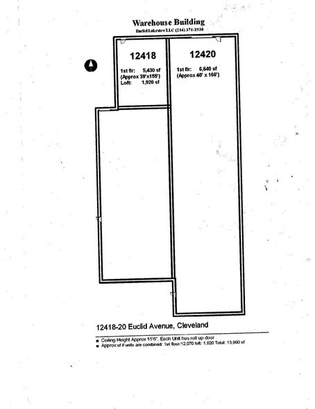 12408 Euclid Ave, Cleveland, OH à vendre - Plan d’étage – Image 3 sur 5