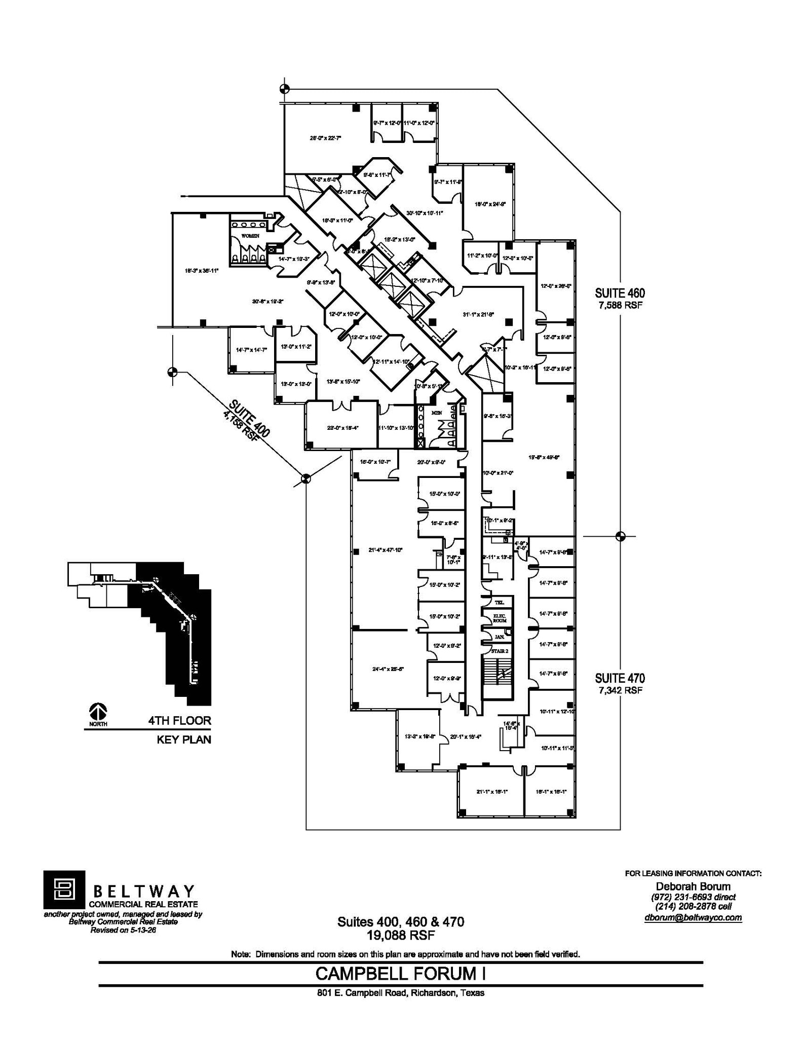 801 E Campbell Rd, Richardson, TX à louer Plan d’étage– Image 1 sur 4