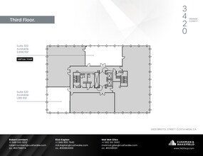 650 Town Center Dr, Costa Mesa, CA à louer Plan d’étage– Image 1 sur 1