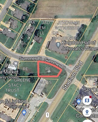 Plus de détails pour 5613 Summer Place, Jonesboro, AR - Terrain à vendre