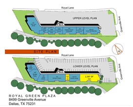 8499 Greenville Ave, Dallas, TX à louer Plan de site– Image 1 sur 1