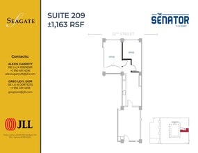 1121 L St, Sacramento, CA à louer Plan d’étage– Image 1 sur 1