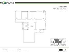 301 McCullough Dr, Charlotte, NC à louer Plan d’étage– Image 1 sur 1