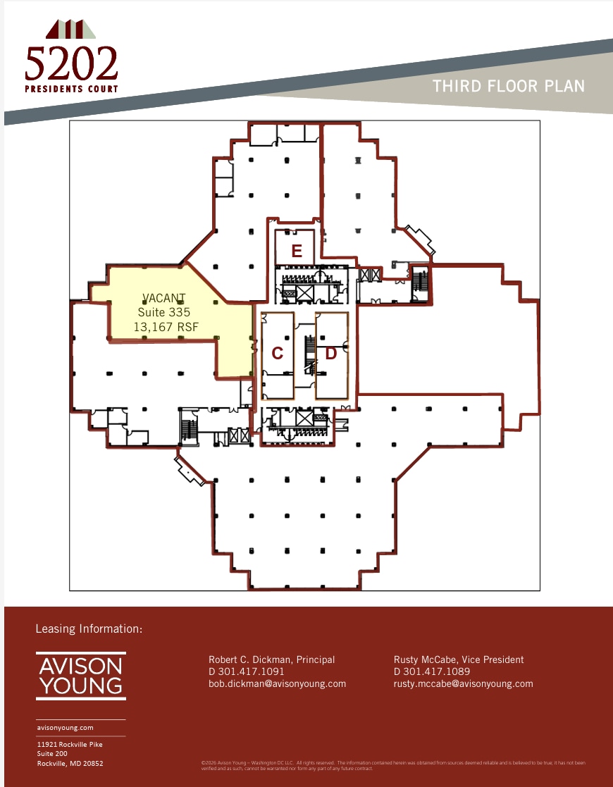 5202 Presidents Ct, Frederick, MD à louer Plan d’étage– Image 1 sur 1