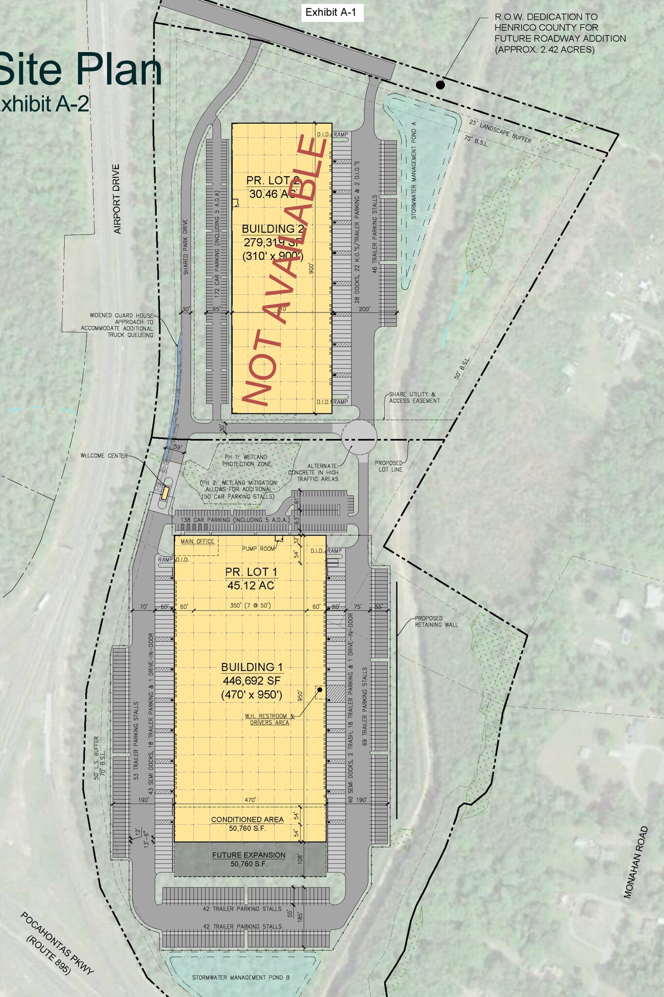 935 S Airport Dr, Richmond, VA à louer Plan de site– Image 1 sur 2