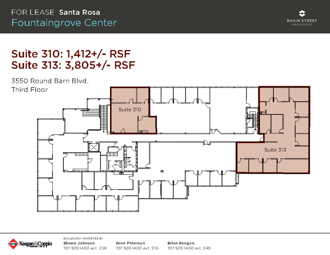 3550 Round Barn Blvd, Santa Rosa, CA à louer Plan d’étage– Image 1 sur 1