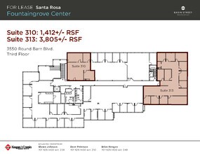 3550 Round Barn Blvd, Santa Rosa, CA à louer Plan d’étage– Image 1 sur 1