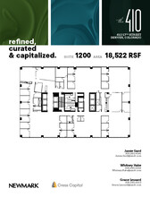 410 17th St, Denver, CO à louer Plan d’étage– Image 1 sur 1