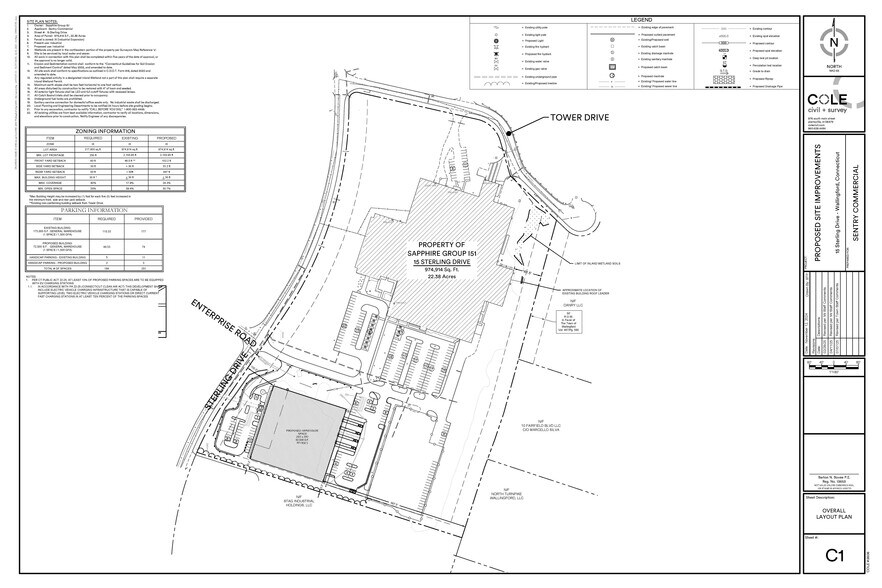 15 Sterling Dr, Wallingford, CT à louer - Plan de site – Image 2 sur 3