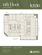 1030 15th St NW, Washington, DC à louer Plan d’étage– Image 1 sur 1