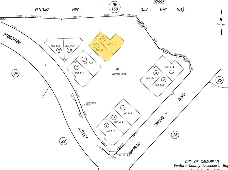 811 Camarillo Springs Rd, Camarillo, CA à vendre - Plan cadastral – Image 3 sur 11