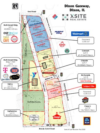 Plus de détails pour 1721 S Galena Ave, Dixon, IL - Terrain à louer