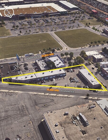 4435 W Grand Ave, Chicago, IL à louer - Aérien – Image 2 sur 5