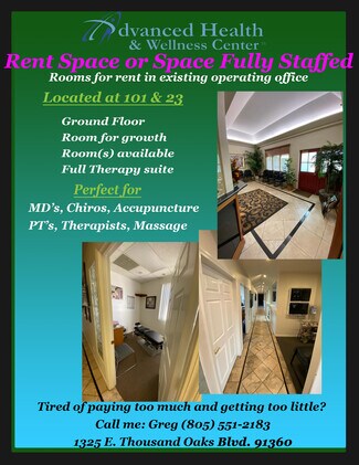 Plus de détails pour 1325-1337 E Thousand Oaks Blvd, Thousand Oaks, CA - Coworking à louer