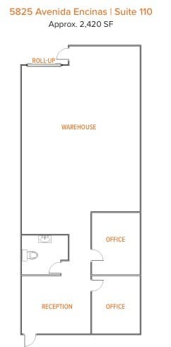 5855 Avenida Encinas, Carlsbad, CA à louer Plan d’étage– Image 1 sur 1