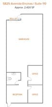 5855 Avenida Encinas, Carlsbad, CA à louer Plan d’étage– Image 1 sur 1