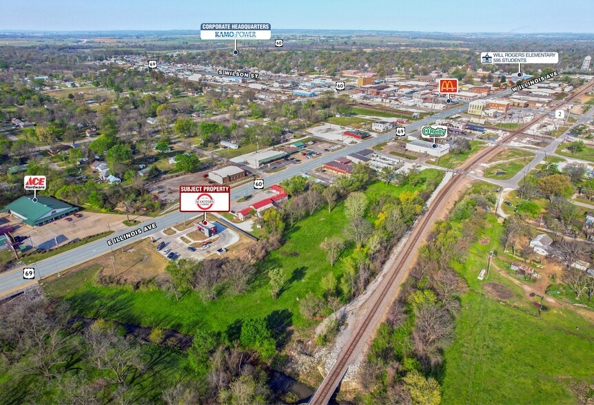 594 E Illinois Ave, Vinita, OK à vendre - Aérien – Image 3 sur 5