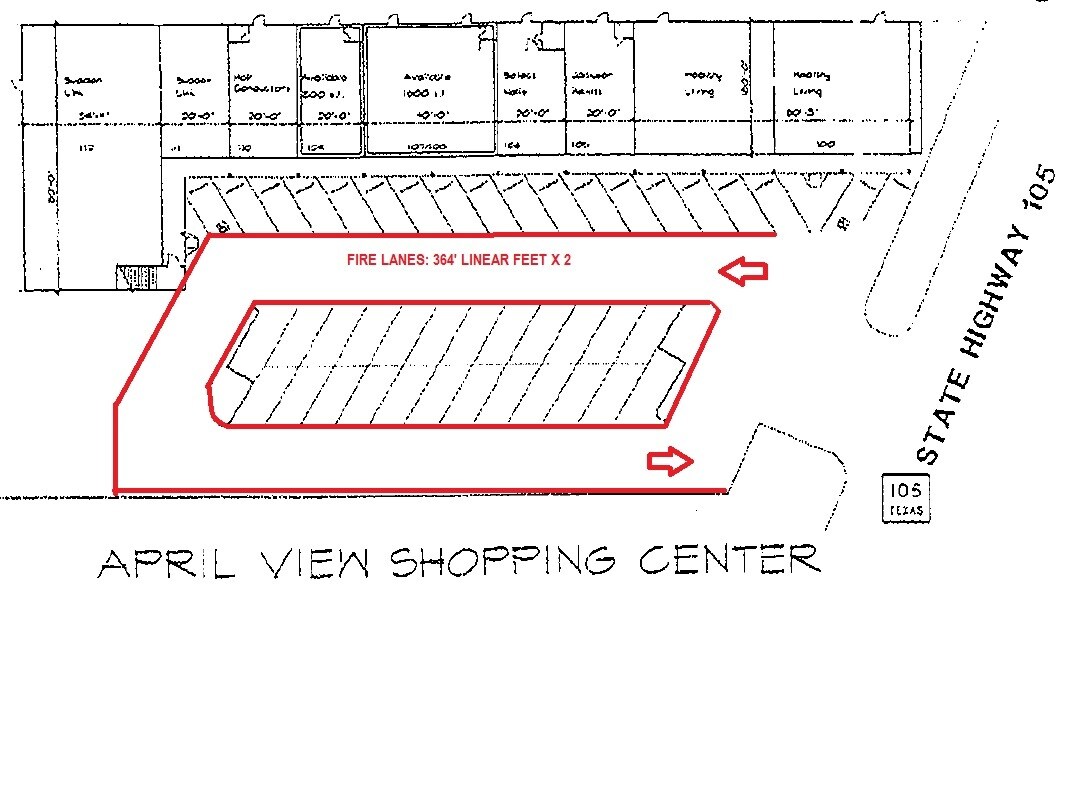 15845 Highway 105 W, Montgomery, TX à louer Plan de site– Image 1 sur 1