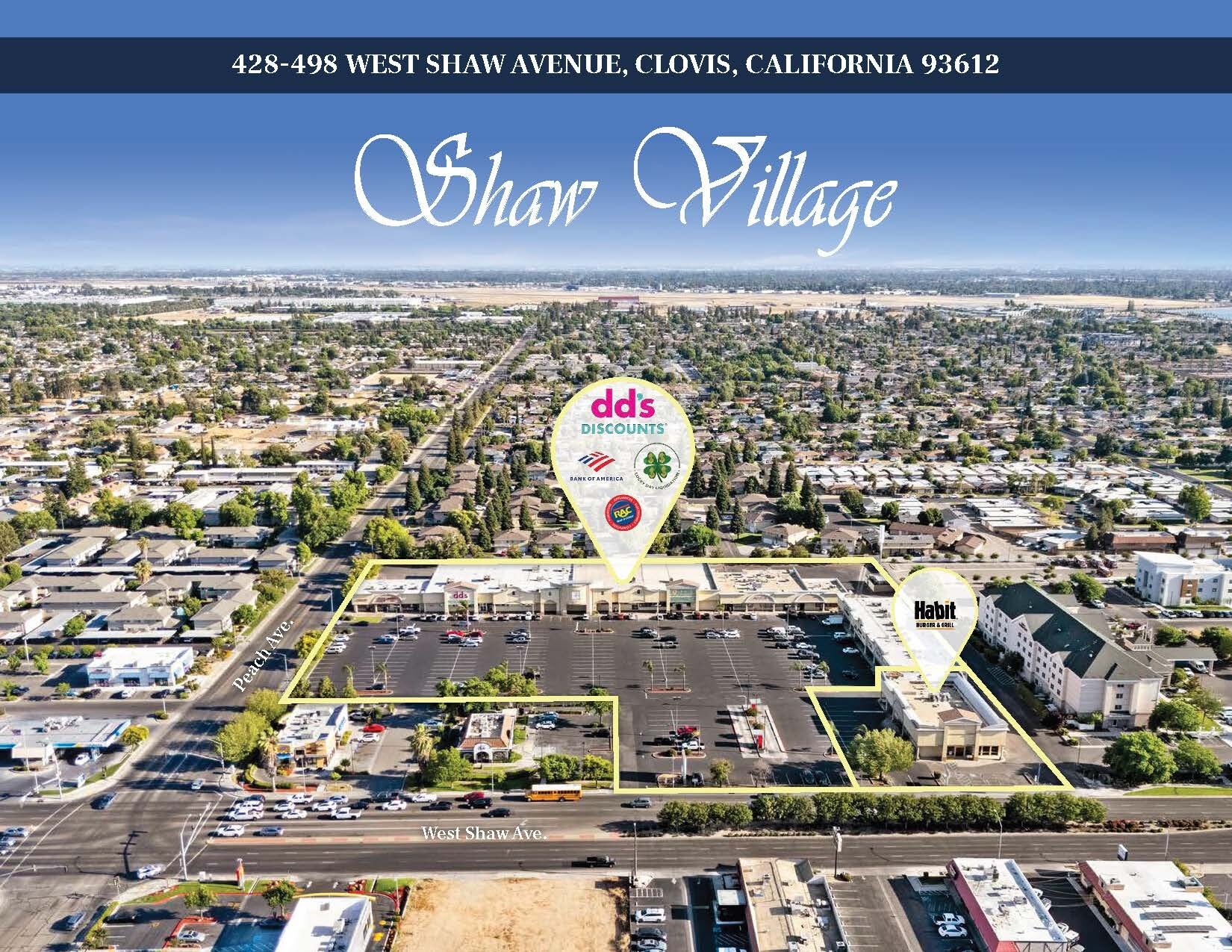 424-460 W Shaw Ave, Clovis, CA à vendre Photo principale– Image 1 sur 10
