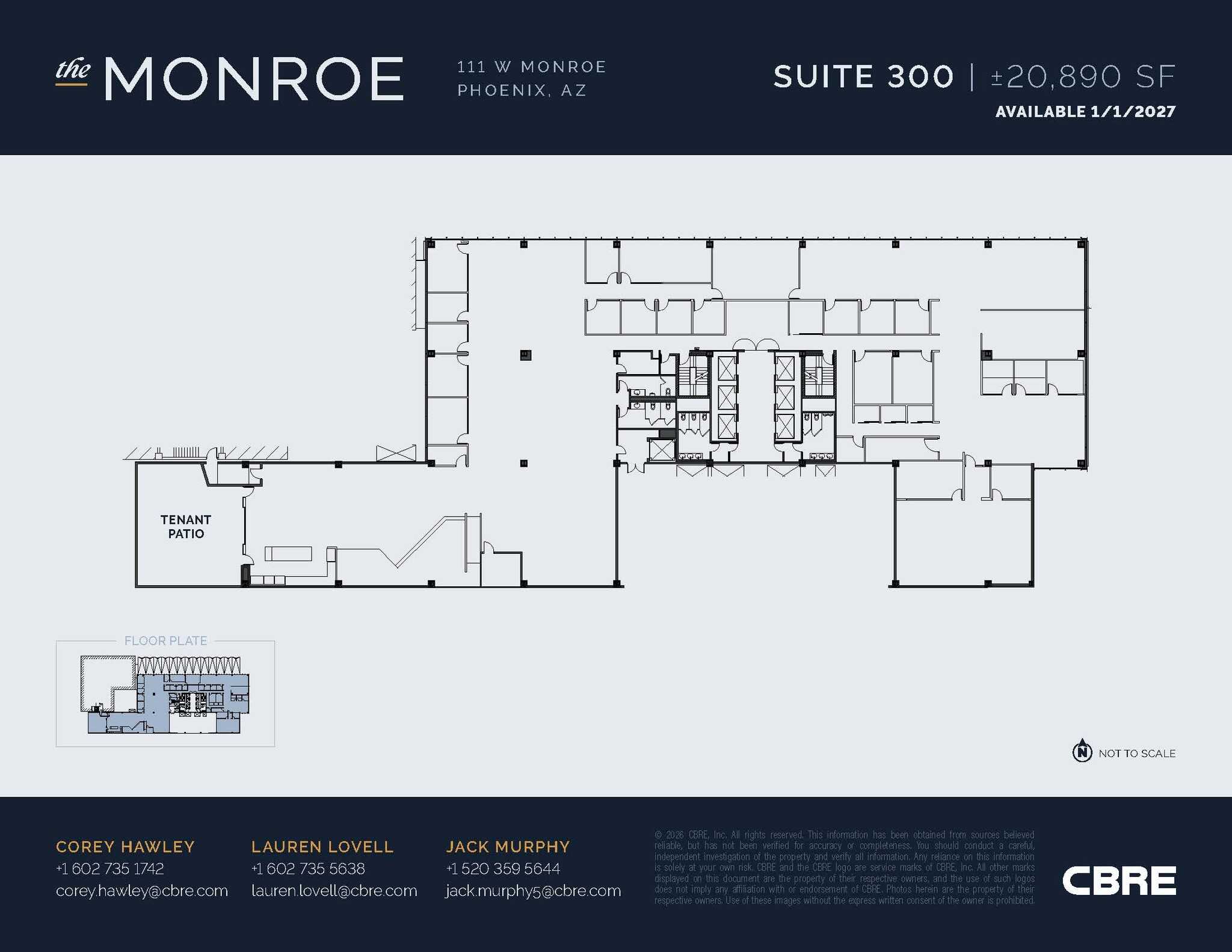 111 W Monroe St, Phoenix, AZ à louer Photo intérieure– Image 1 sur 1