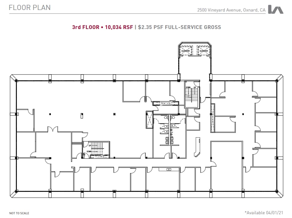 2500 E Vineyard Ave, Oxnard, CA à vendre Plan d’étage– Image 1 sur 1