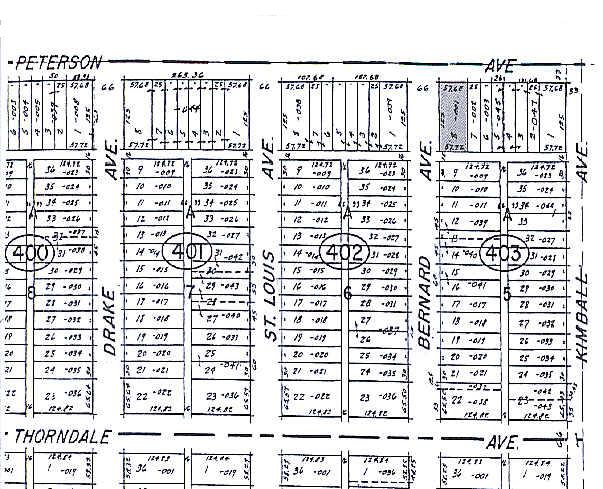 3425 W Peterson Ave, Chicago, IL à vendre - Plan cadastral – Image 2 sur 17