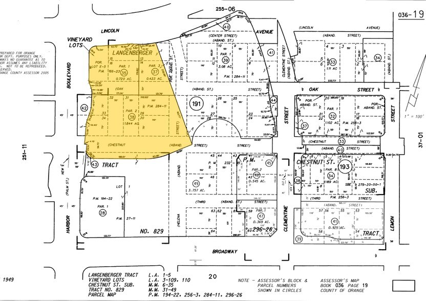 110 S Harbor Blvd, Anaheim, CA à louer - Plan cadastral – Image 2 sur 21