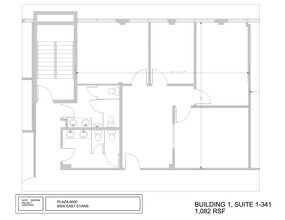 6000 E Evans Ave, Denver, CO à louer Plan de site– Image 1 sur 1