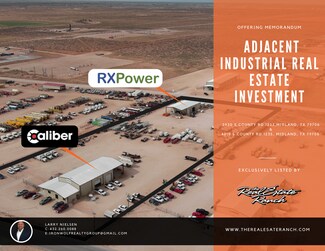 Plus de détails pour Adjacent Industrial Real Estate – Industriel/Logistique à vendre, Midland, TX