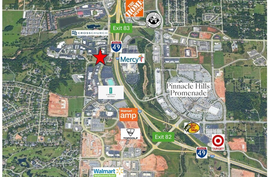 2530 Pinnacle Hills Pky, Rogers, AR à louer - Photo de l’immeuble – Image 3 sur 5