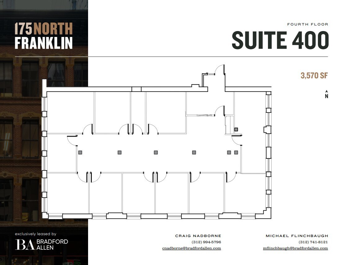 175 N Franklin St, Chicago, IL à louer Plan d’étage– Image 1 sur 2