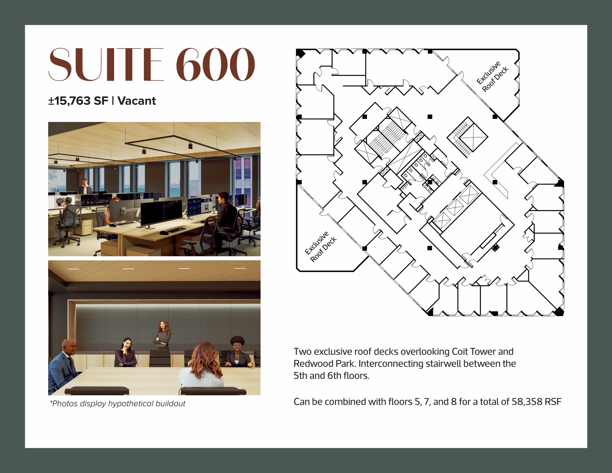 500 Washington St, San Francisco, CA à louer Plan d’étage– Image 1 sur 1
