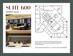 500 Washington St, San Francisco, CA à louer Plan d’étage– Image 1 sur 1