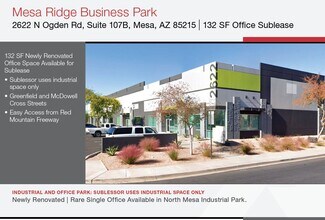 Plus de détails pour 2622 N Ogden Rd, Mesa, AZ - Bureau à louer