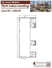 9701 N Sam Houston Pky, Humble, TX à louer Plan d’étage– Image 1 sur 1