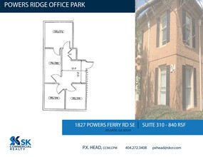 1827 Powers Ferry Rd SE, Atlanta, GA à louer Plan de site– Image 1 sur 1