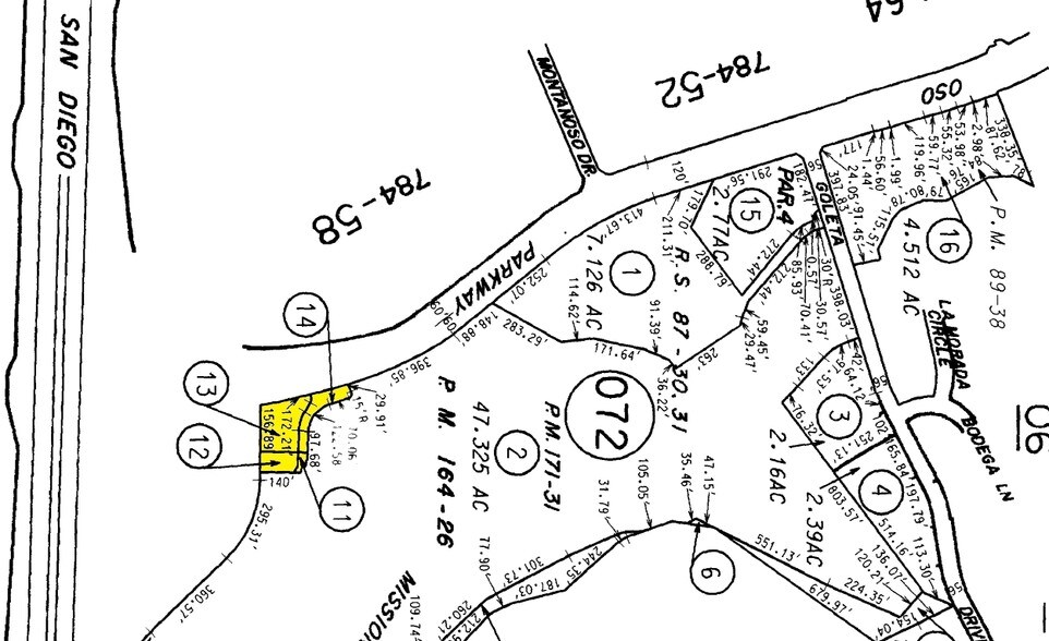 26342 Oso Pky, Mission Viejo, CA à louer - Plan cadastral – Image 2 sur 13