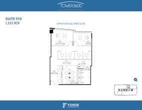 2600 N Central Expy, Richardson, TX à louer Plan d’étage– Image 2 sur 2